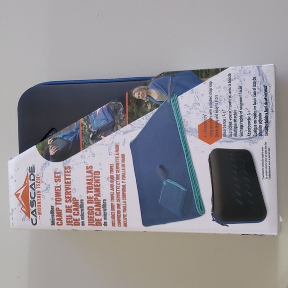 Cascade Mountain Tech Microfiber Towel Set - Picture 1 of 8
